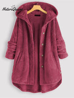 Women's Winter Hooded Velvet Jacket