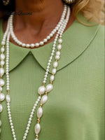 Retro Peter Pan Collar Irregular Hem Sweater Pullover