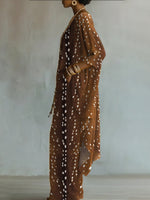 Elegant Polka Dots Print Two-piece Set