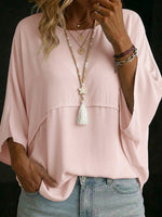 Women's Round-neck Batwing-sleeve Top