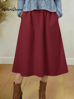 Women's A-line Skirt.