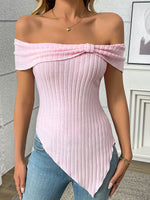 Women's Off-shoulder Sweet Top T-shirt