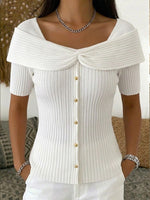 Cozy And Casual Knitted Pullover Top