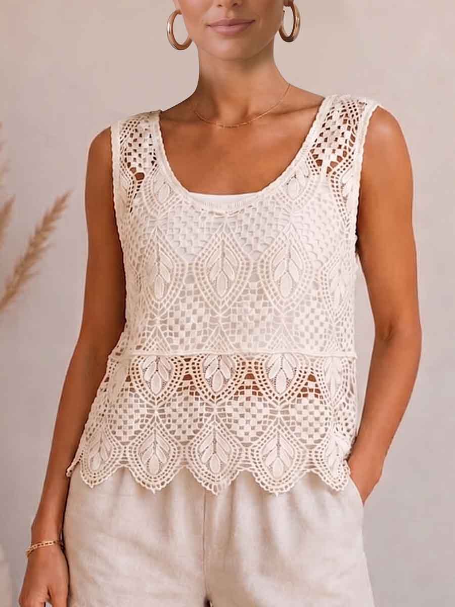 Women's Bohemian Embroidered Camisole (one Size)