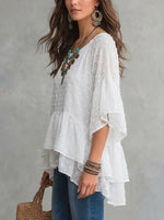 Stylish And Elegant Chiffon Shirt Featuring A Textured Polka-dot Design Created Through A Jacquard And Fil Coupé Technique.