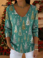 Tiffany Blue Dream Christmas Sweater Top