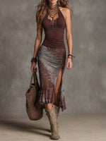 Women's Bohemian Halter Top