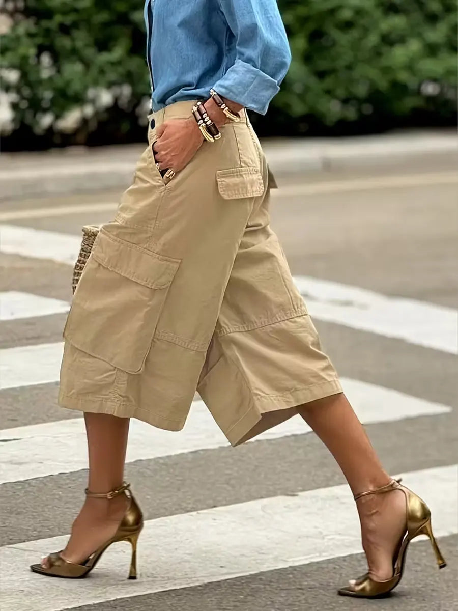 Women's Casual Utility-style Shorts