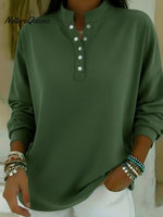 Classic Cozy Stand-collar Cotton Sweatshirt