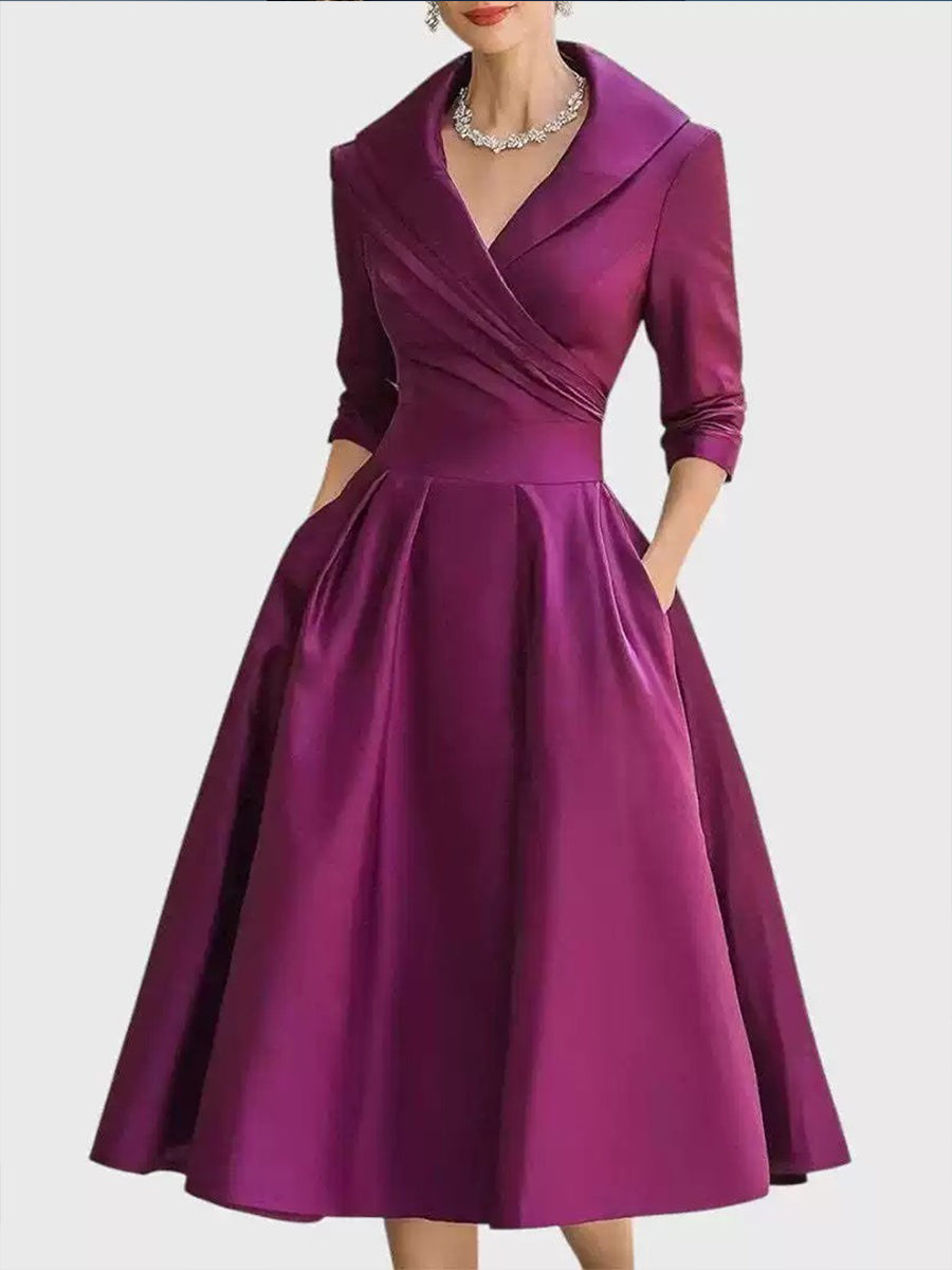 Women's Vintage Elegant Slim-fit Dress