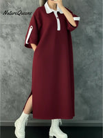 Women's Casual Loose Wool Dress