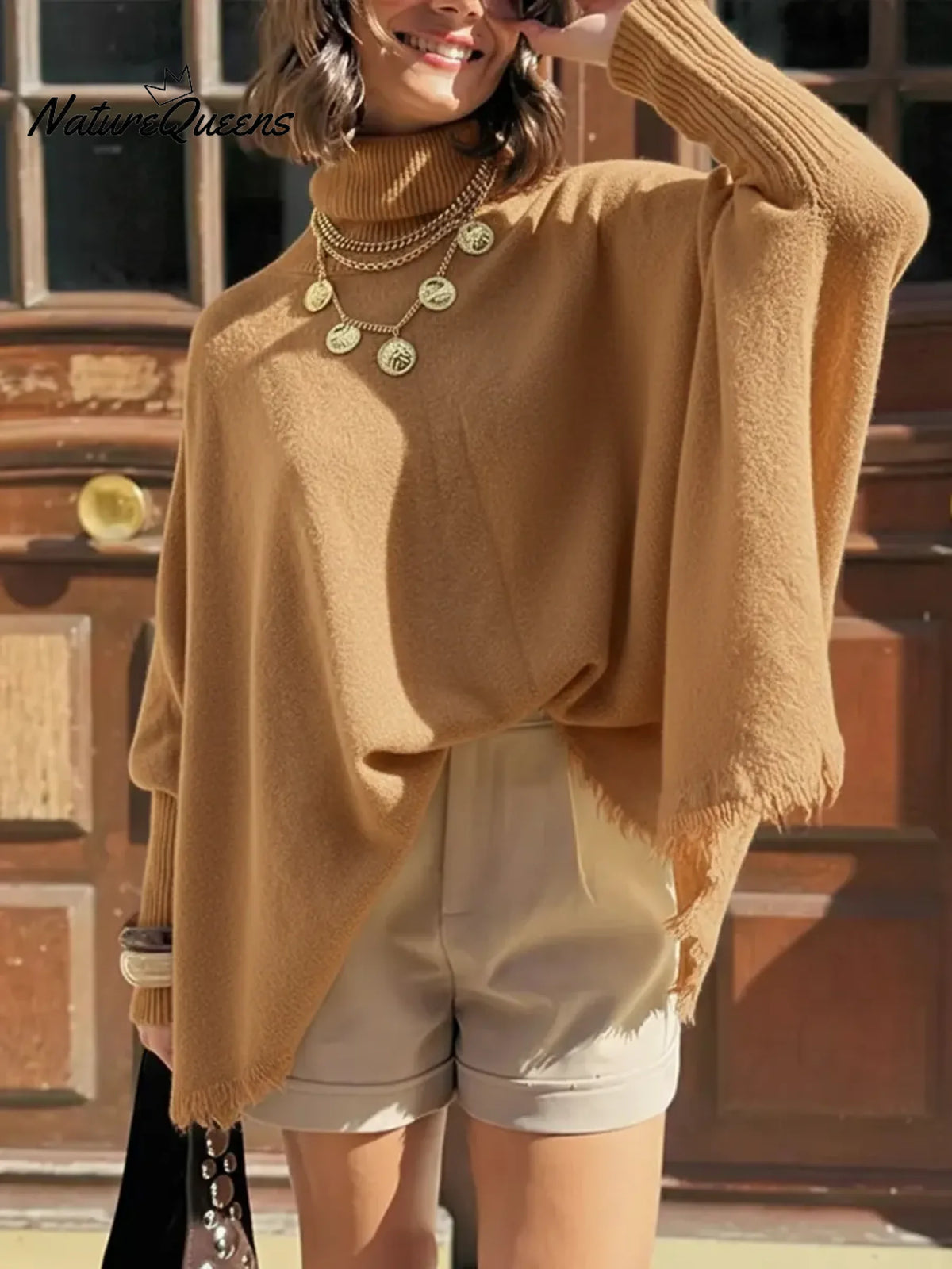 Women's Loose And Comfortable Turtleneck Sweater