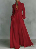 Elegant Romantic Vacation Maxi Dress