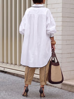 Women's high-waisted casual loose cotton and linen cropped trousers