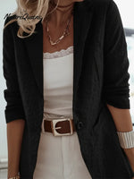 Women's Elegant Lace Button Jacket