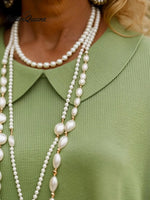 Retro Peter Pan Collar Irregular Hem Sweater Pullover