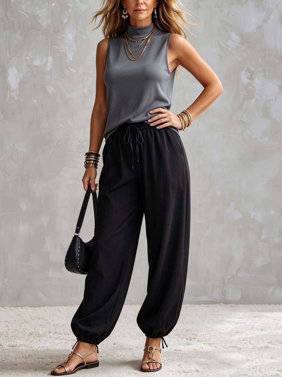 Minimalist And Elegant Vacation Travel Two-piece Set