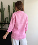 Casual Linen And Cotton Shirt