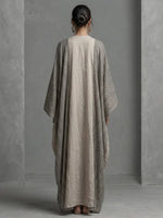 Women's Vintage Ethnic Style Striped Batwing Sleeve Dress