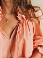 Women's Long-sleeved Cotton Blouse Shirt