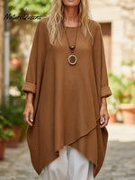 Cozy Oversized Cocoon-shaped Knit Pullover Sweater