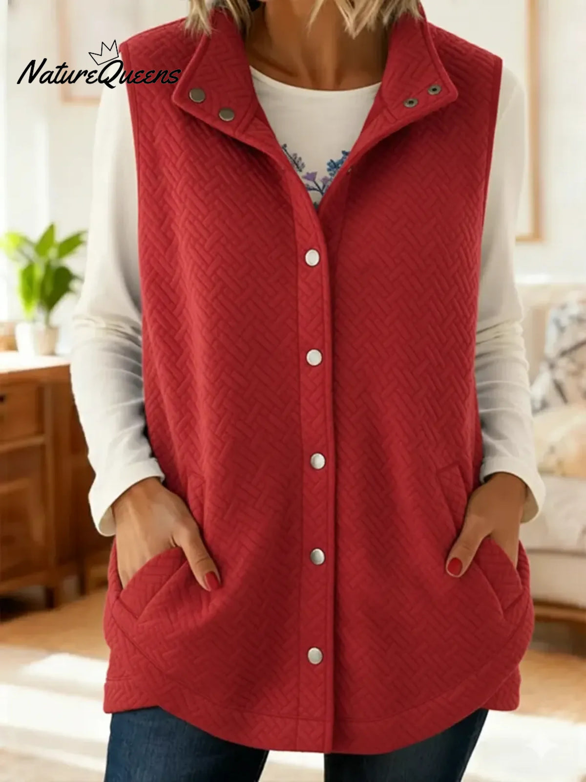 Women's Casual And Cozy Cotton Vest