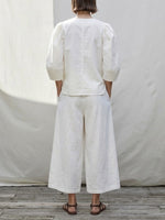 Women's Cotton And Linen Simple Set