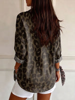 Women's Leopard Print Casual Shirt