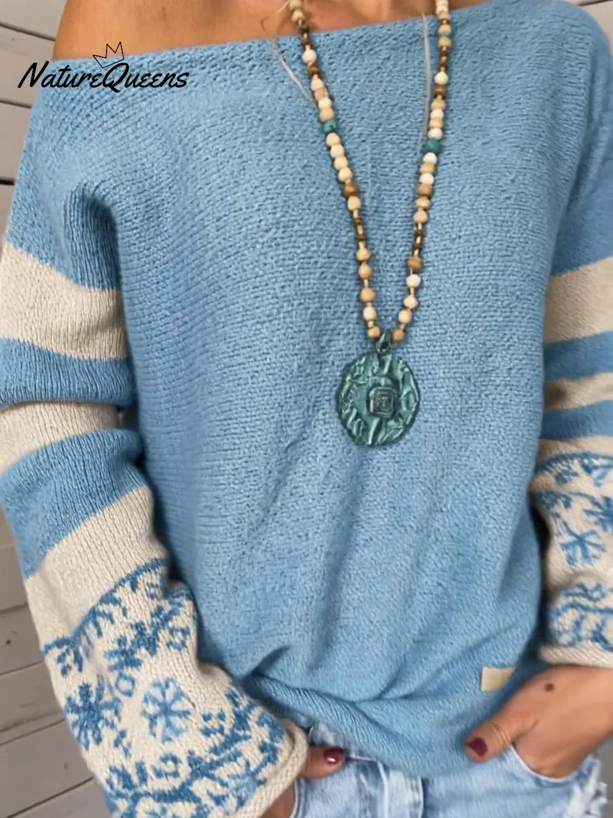 Casual Off-the-shoulder Sweater