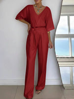Women's Linen And Cotton Jumpsuit