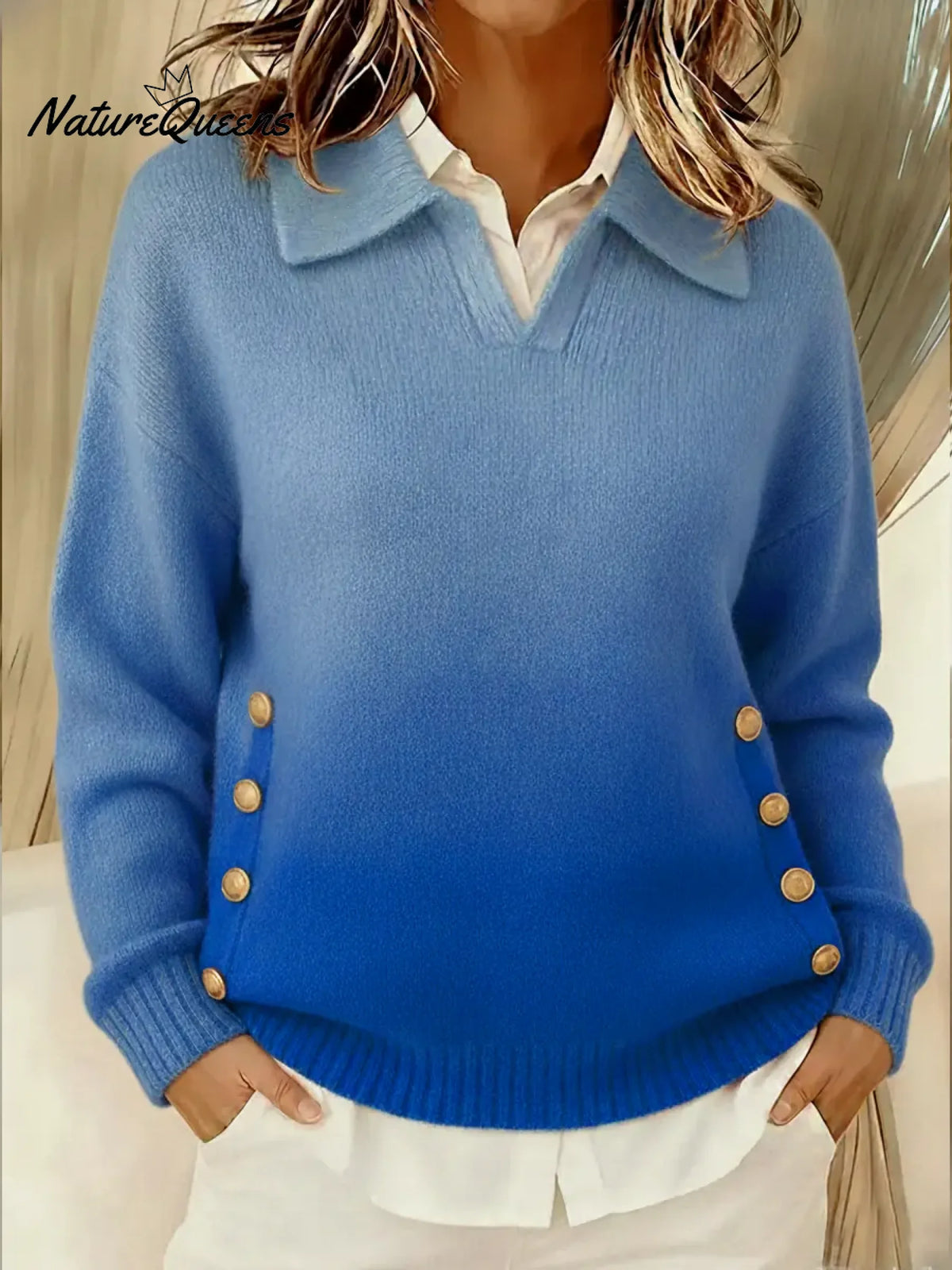 Women's Comfort Gradient Sweater