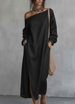 Women's Casual Off-the-shoulder Denim Dress