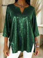 Women's Sparkly Christmas Top