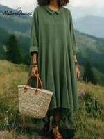 Elegant Gown Peter Pan Collar Dress