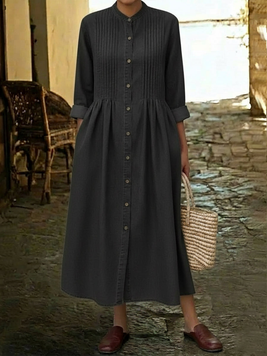 Women's Casual Denim Cotton Dress