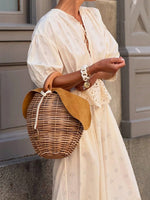Women's Hollow Out Cotton And Linen Set
