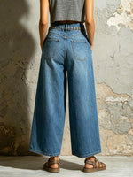 Women's Comfortable Loose-fitting Art Casual Stylish Denim Pants