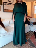 Women's Loose Satin Top And Skirt Two-piece Set