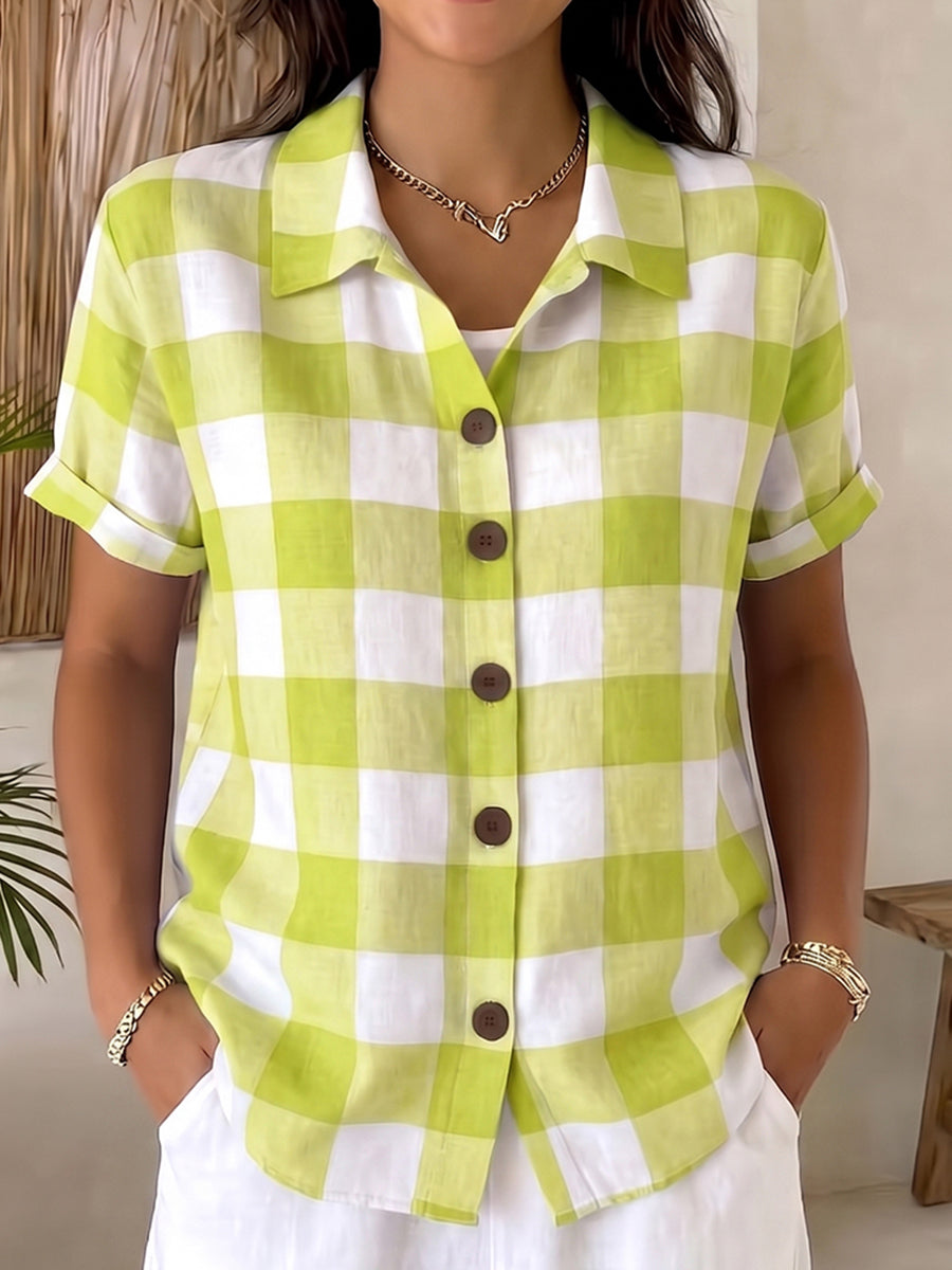 Casual & Cozy Plaid Cotton Shirt