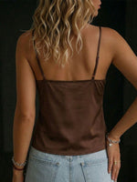 Women's Twisted V-neck Cami Top