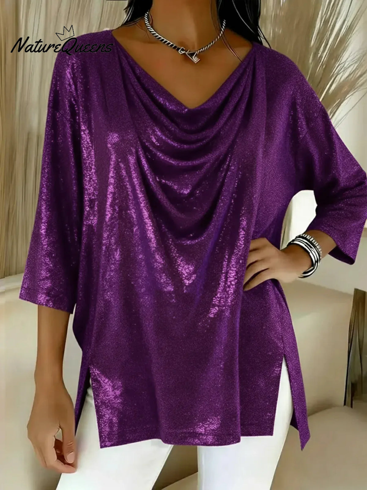 Women's Sparkly Christmas Top