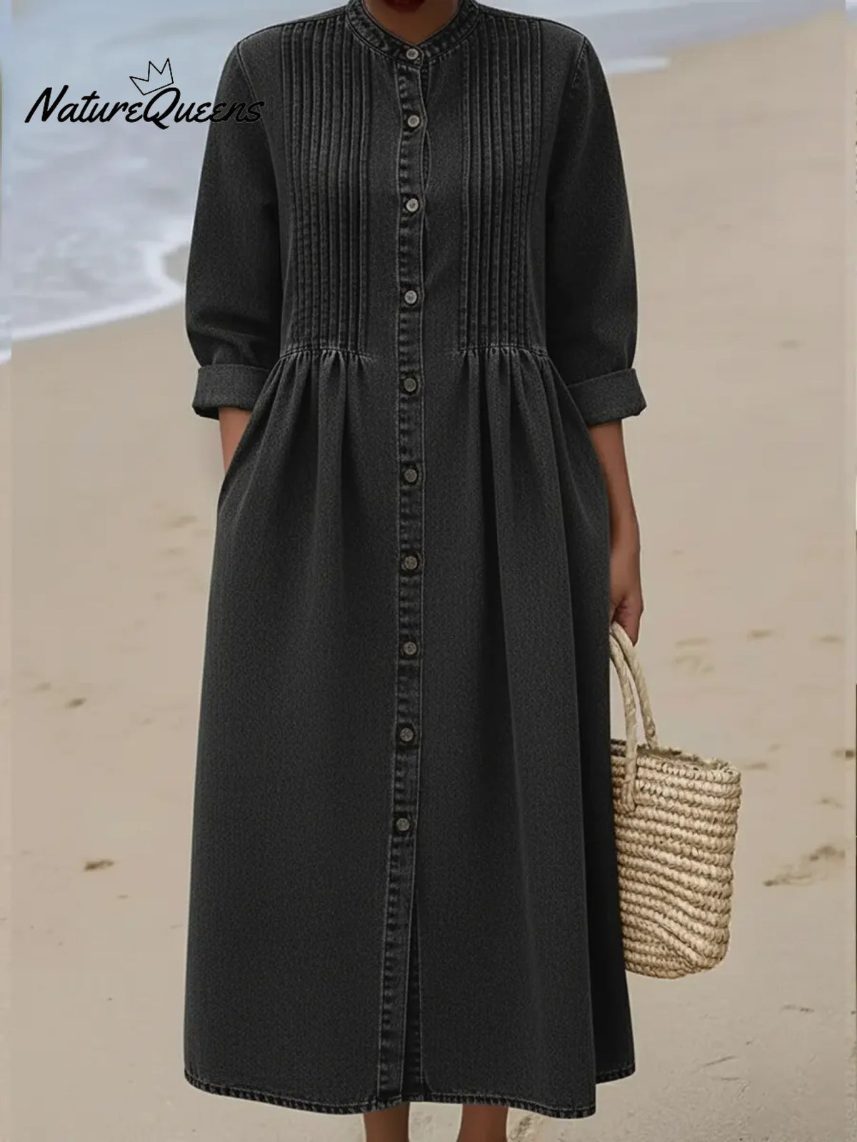 Women's Casual Denim Cotton Dress