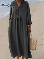 Women's Casual Denim Cotton Dress