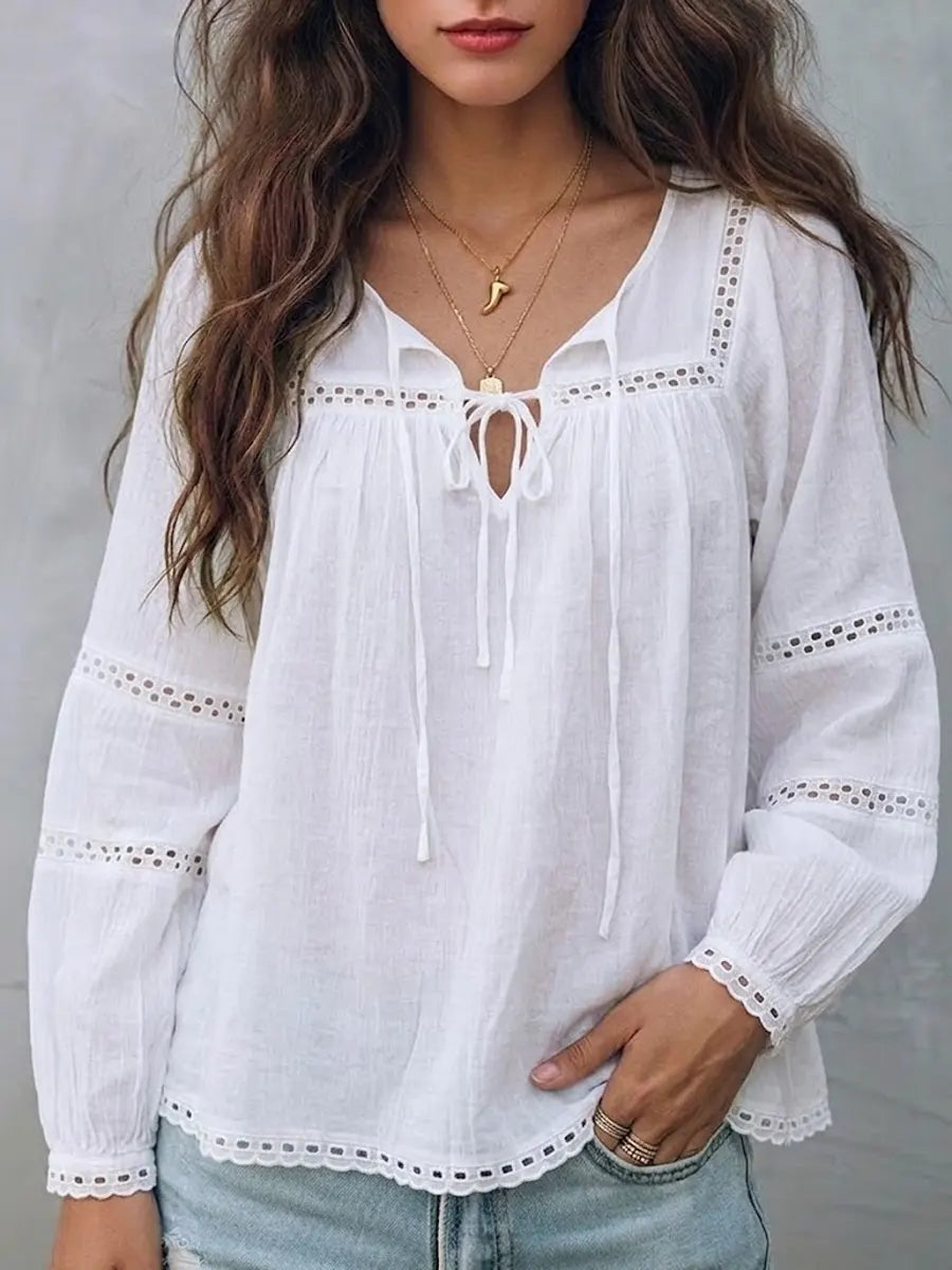 Women's Bohemian Style Linen Shirt