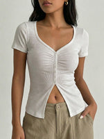 Women's Slim-fit Short-sleeve Top