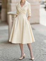 Women's Vintage Elegant Slim-fit Dress