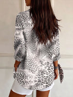 Women's Leopard Print Casual Shirt