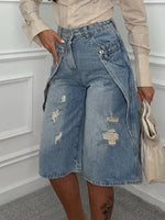 Stylish Casual Denim Shorts