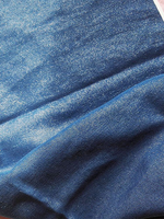 Casual Sparkling Polo-neck Denim Shirt Top