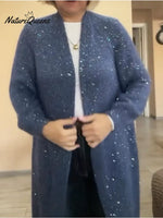 Women's Sparkly Sequined Cardigan